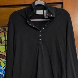 Liz Claiborne Black Long Sleeve Top